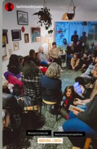 Briznal, de Maite Esquerré, en Villa Mercedes, es una librería que es, también, lugar de encuentros poéticos.