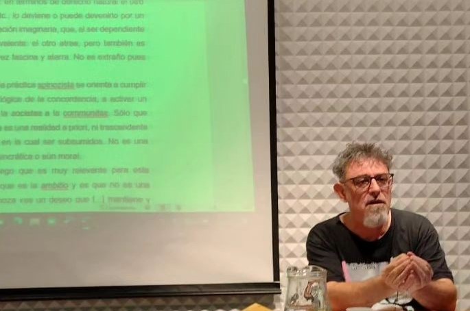 Guillermo Ricca, en el XVIII Coloquio Internacional Spinoza.