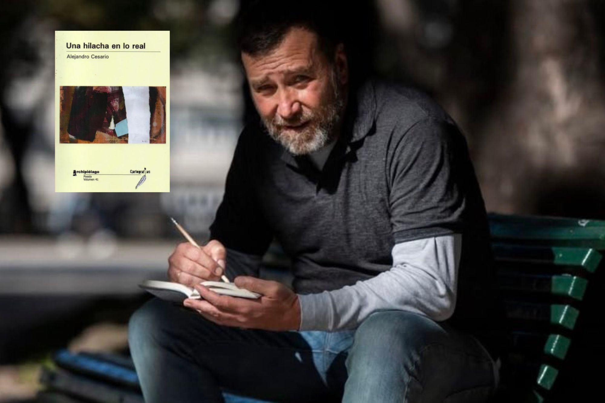 Alejandro Cesario, autor de Una hilacha en lo real